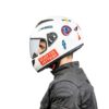 Royal Enfield Street Prime Multi Decal White Full face Helmet2