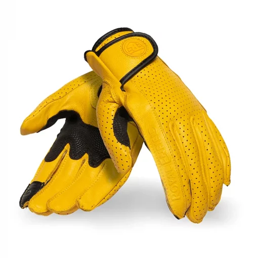 Royal Enfield Summer Yellow Womens Riding Gloves4