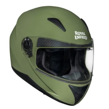 Royal Enfield Sundown Battle Green Full Face Helmet