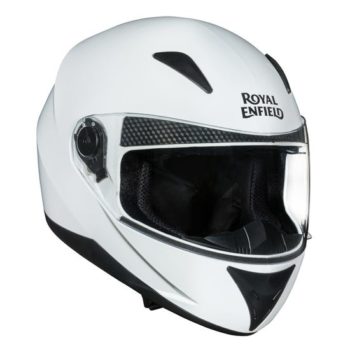 Royal Enfield Sundown Gloss White Full Face Helmet