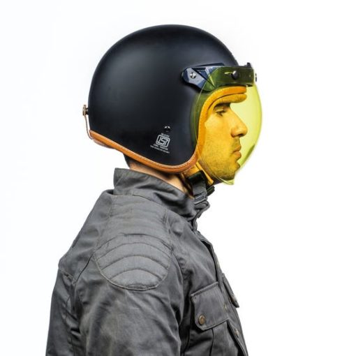 Royal Enfield Urban Rider Matt Black Open Face Helmet3