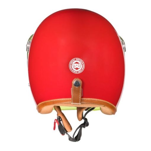 Royal Enfield Urban Rider Red Open Face Helmet2