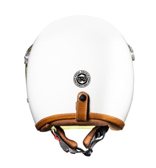Royal Enfield Urban Rider White Open Face Helmet2
