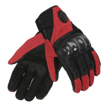 Royal Enfield Windstorm Black Red Riding Gloves