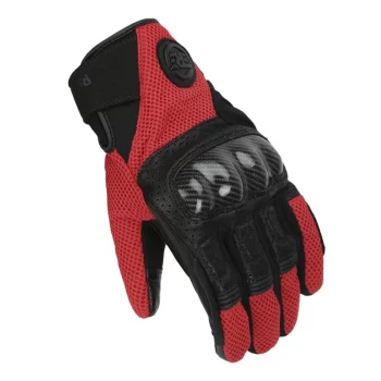 Royal Enfield Windstorm Black Red Riding Gloves1