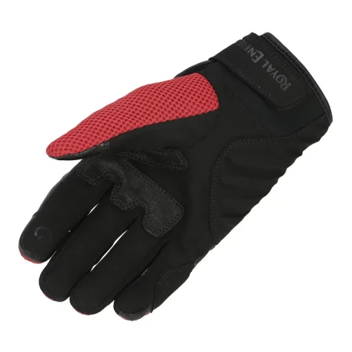 Royal Enfield Windstorm Black Red Riding Gloves3