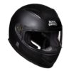 Royal Enfiled Street Prime Mono Black Full Face Helmet
