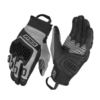 Rynox Gravel Dual Sport Granite Grey Riding Gloves