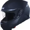 SMK Gullwing Matt Black Modular Helmet