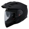 SMK Hybrid Evo Enduro Matt Black Modular Helmet