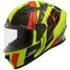 SMK Stellar 93 Swank Gloss Fluorescent Yellow Full Face Helmet