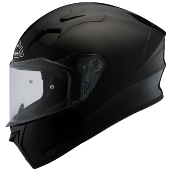 SMK Stellar Gloss Black Full Face Helmet