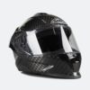SMK Titan Carbon Fiber Gloss Black Full Face Helmet