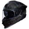 SMK Titan Carbon Fiber Gloss Black Full Face Helmet1