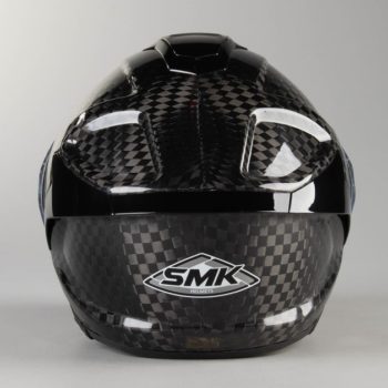 SMK Titan Carbon Fiber Gloss Black Full Face Helmet2