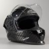 SMK Titan Carbon Fiber Gloss Black Full Face Helmet3