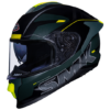 SMK Titan Firefly Matt Black Green Yellow Full Face Helmet