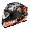 SMK Twister Attack Matt Orange Full Face Helmet