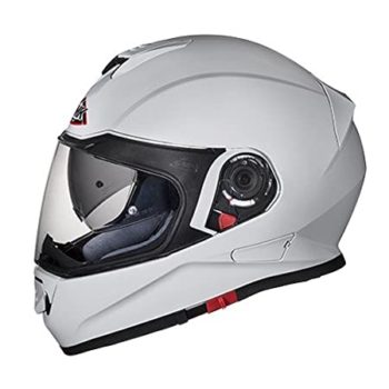 SMK Twister White Gloss Full Face Helmet