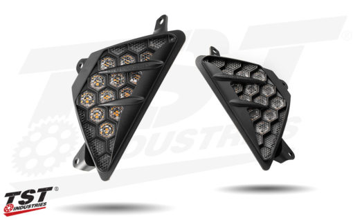 TST Nexus LED Front Flushmount Turn Signals for Kawasaki Ninja Sportbikes 3