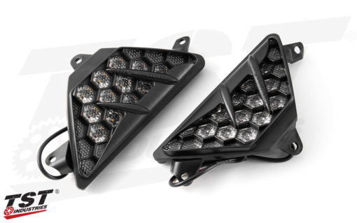 TST Nexus LED Front Flushmount Turn Signals for Kawasaki Ninja Sportbikes 4