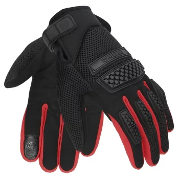 Urban Hustler Red Black Riding Gloves