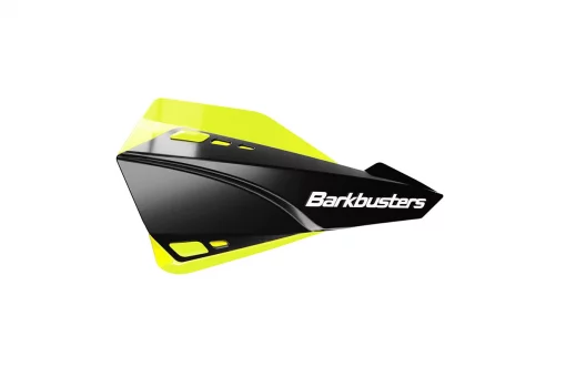 Barkbusters SABRE MX Enduro Handguards BLACK with deflectors in YELLOW HiViz 3