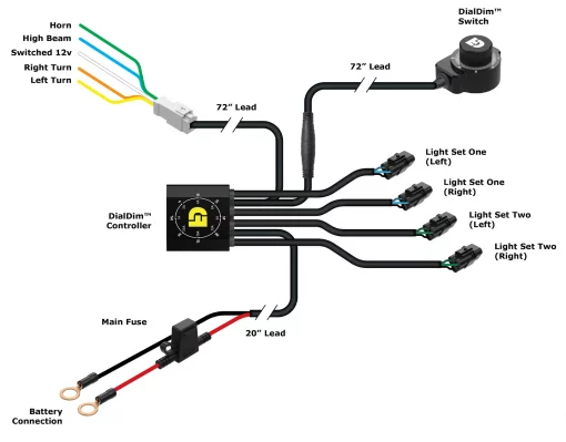 Denali DialDim Lighting Controller Universal Fit 5