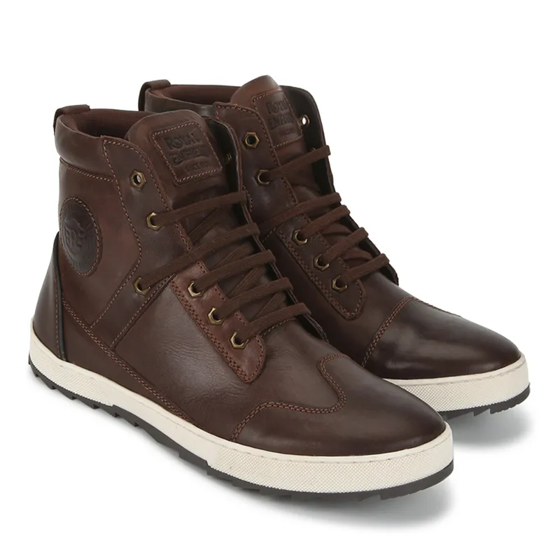 Royal Enfield Ascendere Brown Riding Boots | Buy online in India