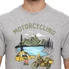 Royal Enfield Campsite Grey Melange T shirt3