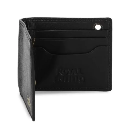 Royal Enfield Clip Black Wallet 1