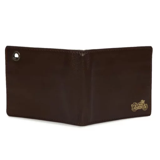 Royal Enfield Clip Brown Wallet 4
