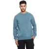 Royal Enfield Flat Knit Crew Blue Sweater 1