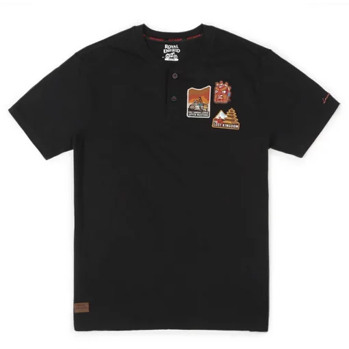 Royal Enfield Henely Black T shirt 3