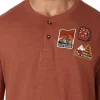 Royal Enfield Henely Rust T shirt 3