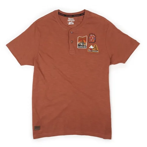 Royal Enfield Henely Rust T shirt 4