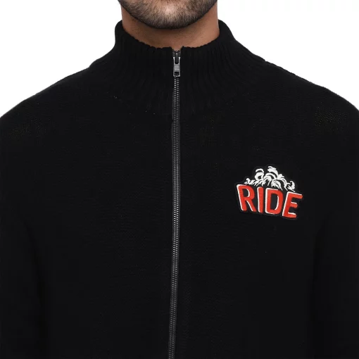 Royal Enfield Highneck FZ Sweater black 2