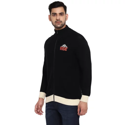 Royal Enfield Highneck FZ Sweater black