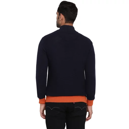 Royal Enfield Highneck FZ Sweater blue 1