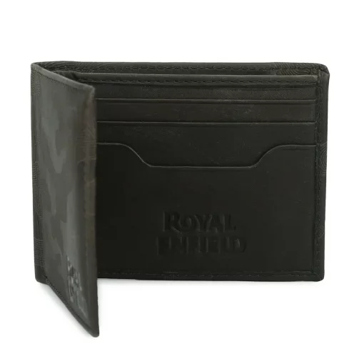Royal Enfield Lazer Etched Camo Olive Wallet 1