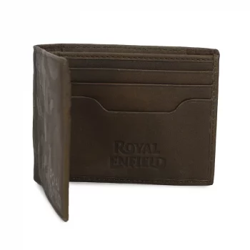 Royal Enfield Lazer Etched Camo Tan Wallet 1