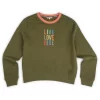 Royal Enfield Live Love Ride Women Sweatshirt olive 4