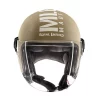Royal Enfield MLG Copter Face Long Visior Matt Desert Storm Open Face Helmet2