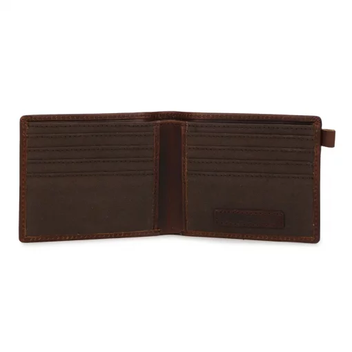 Royal Enfield MLG Embossed Brown Wallet 3