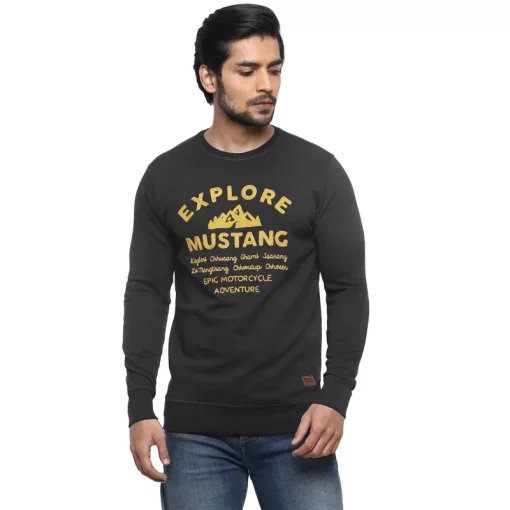Royal Enfield Mustang Adventure Black Sweatshirt