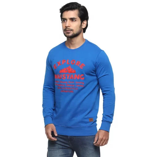 Royal Enfield Mustang Adventure Sweatshirt blue 1