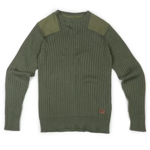 Royal Enfield Patch Sweater green 5