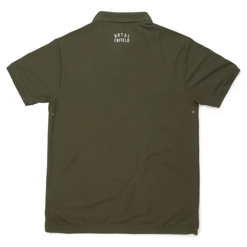 Royal Enfield Ride on Polo Olive T shirt4