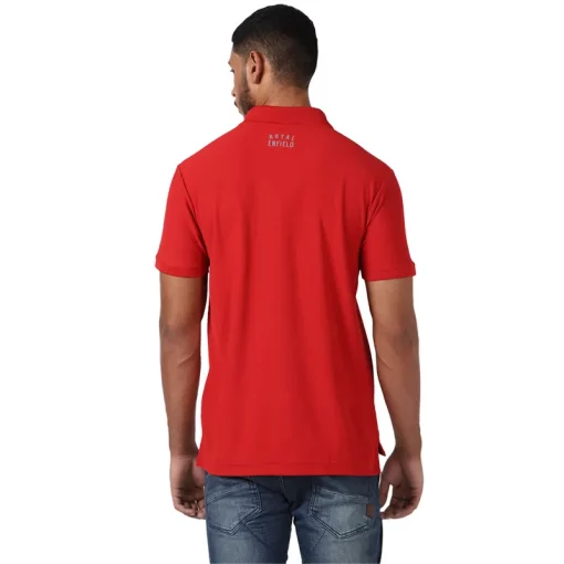 Royal Enfield Ride on Polo Red T shirt1