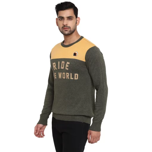 Royal Enfield Ride the World Sweater green